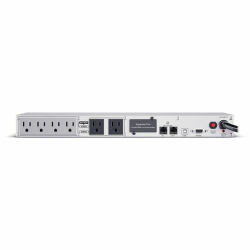 CyberPower PFC Sinewave CP500PFCRM1U 500VA Rack-mountable UPS - 1U Rack-mountable - AVR - 8 Hour Recharge - 2 Minute Stand-by - 120 V CP500PFCRM1U