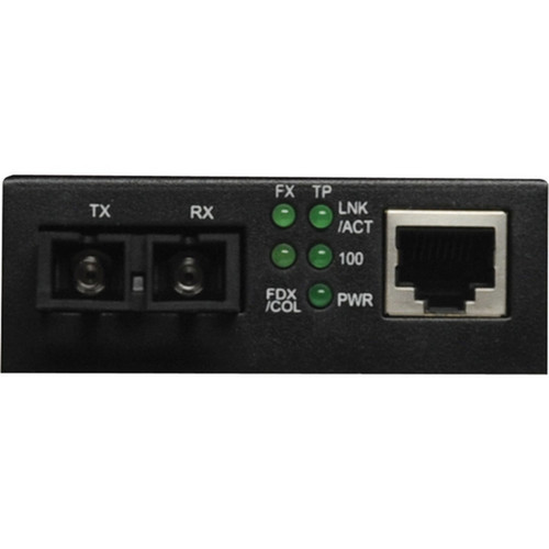 Tripp Lite N784-001-SC UTP to Fiber Media Converter - 1 x RJ-45  1 x SC Duplex - 10100Base-TX 100Base-FX N784-001-SC