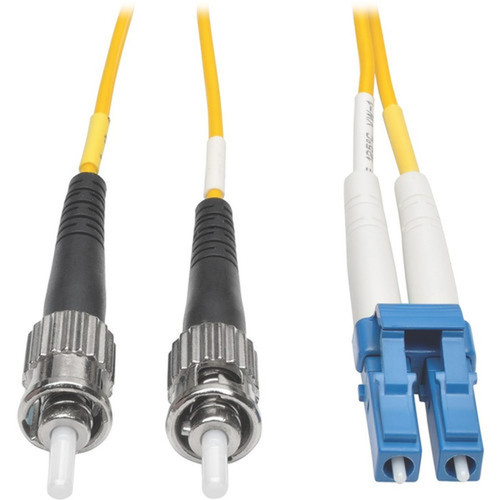 Tripp Lite Fiber Optic Duplex Patch Cable - LC Male - ST Male - 5m - Yellow N368-05M