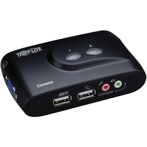 Tripp Lite B004-VUA2-K-R 2-Port USB KVM Switch - 2 Computers - QXGA - 2048 x 1536 B004-VUA2-K-R