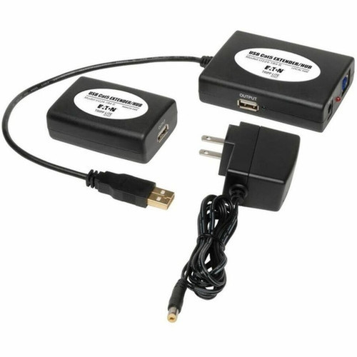 Tripp Lite by Eaton U224-1R4-R 3-port USB Hub - USB - External - 4 USB Ports - 1 Network RJ-45 Ports - 4 USB 20 Ports - TAA U224-1R4-R