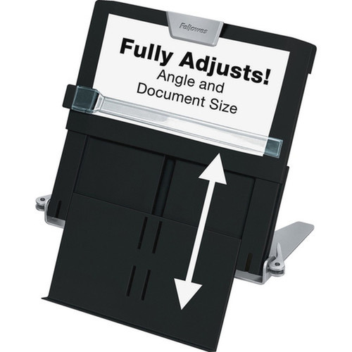 Professional Series In-Line Document Holder - Horizontal - 750 19050 mm x 12 30480 mm x 250 6350 mm x - 1 Each - Black 8039401