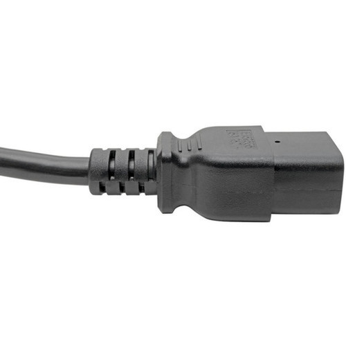 Tripp Lite 6ft Power Cord Cable C19 to C16 Heavy Duty 15A 14AWG 6 - 250 V AC  15 A - Black - 6 ft Cord Length - IEC 60320 C19  IEC P047-006