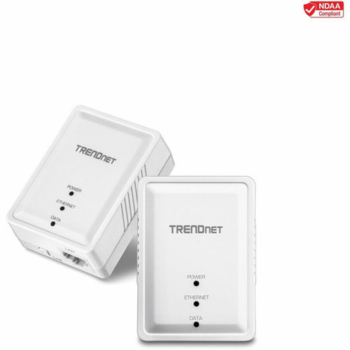 TRENDnet_Powerline_500_AV_Nano_Adapter_Kit_Includes_2_x_TPL-406E_Adapters_Cross_Compatible_With_Powerline_600-500-200_Windows_10__TPL-406E2K