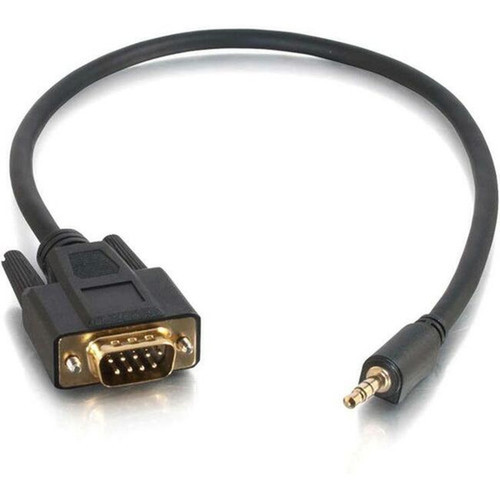 C2G Velocity Serial Cable - 15 ft Serial Data Transfer Cable for Projector - First End 1 x 9-pin DB-9 Serial - Male - Second End 1 02444