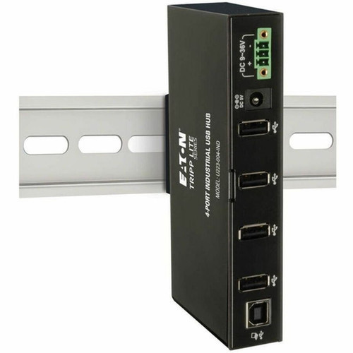 Tripp Lite by Eaton 4-Port Industrial USB 20 Hub with 15kV ESD Immunity - USB - External - 4 USB Ports - 4 USB 20 Ports U223-004-IND