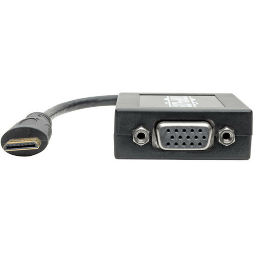 Tripp Lite Mini HDMI to VGA Adapter Converter fo Smartphone  Tablet  Ultrabook - 6 HDMIVGA Video Cable for Video Device Cellular P131-06N-MINI