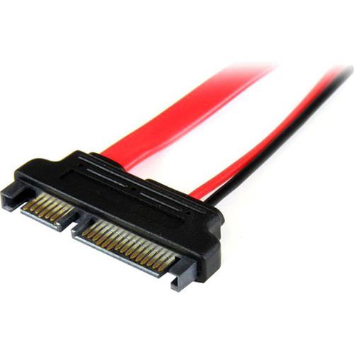 StarTechcom_6in_Slimline_SATA_to_SATA_Adapter_with_Power_-_FM_-_6_SATA_Data_Transfer_Cable_for_Optical_Drive_Motherboard_-_First_1_SLSATAADAP6