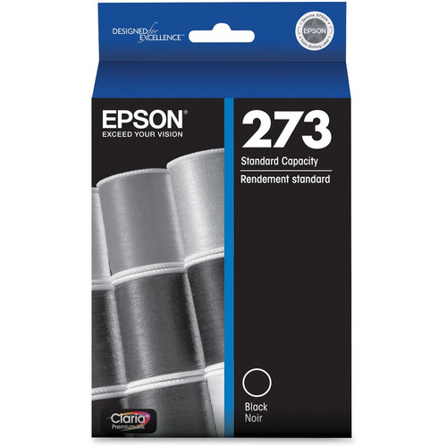 Epson Claria 273 Ink Cartridge - Black - Inkjet - Standard Yield - 1 Each (Fleet Network)