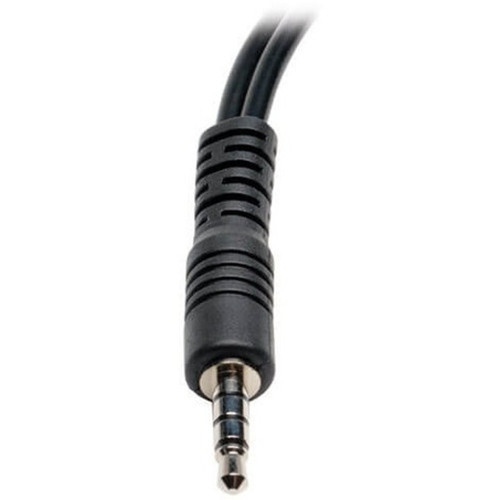 Tripp Lite 6in Audio Splitter 2x3 Position to 4-Position 35mm 6 - 6 Mini-phone Audio Cable for Audio Device Notebook Speaker - 1 P318-06N-MFF