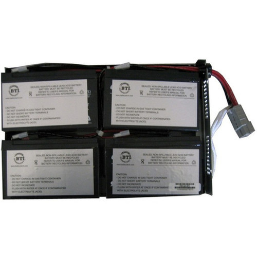 BTI UPS Replacement Battery Cartridge - Compatible with APC UPS SU1000R2BX120 SU1000RM2U SU1000RMI2U SUA1000RM2U SUA1000RMI2U RBC23-SLA23-BTI