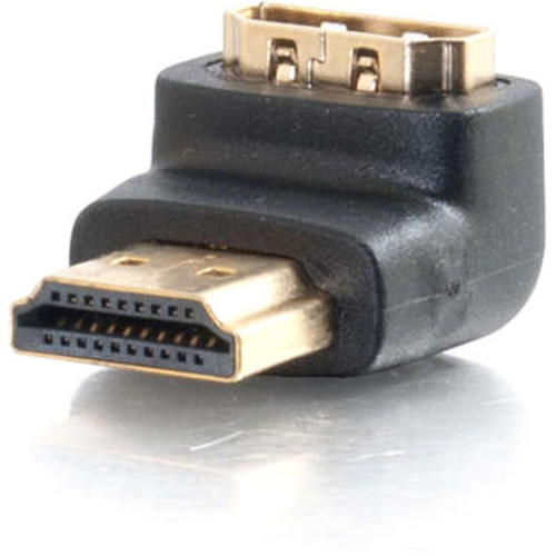 C2G_HDMI_Male_to_HDMI_Female_90deg_Adapter_-_1_x_Type_A_Male_Digital_AudioVideo_-_1_x_Type_A_Female_Digital_AudioVideo_-_Gold_-_40999