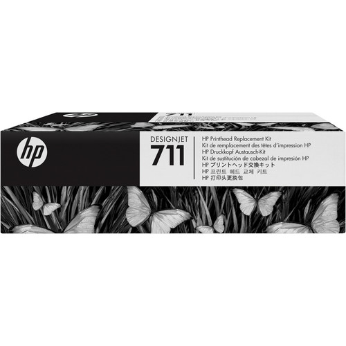 HP 711 Printhead - Pigment Black, Cyan, Magenta, Yellow - Inkjet - 1 / Pack (Fleet Network)