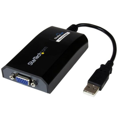 StarTech.com USB to VGA Adapter - External USB Video Graphics Card for PC and MAC- 1920x1200 - 6.5" USB/VGA Video Cable for Hard Card, (Fleet Network)