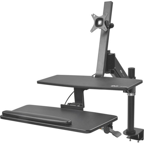 Tripp Lite series WorkWise Single-Monitor Sit-Stand Desk Clamp Workstation - 1315 kg Capacity - Height Adjustable145 Adjustment - x WWSS1327CP