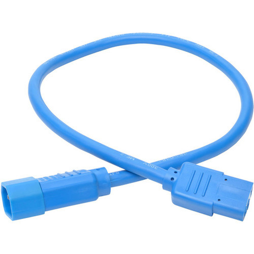 Tripp Lite by Eaton Power Extension Cord - For Computer Scanner Printer Monitor Power Supply Workstation - 230 V AC  15 A - Blue P005-002-ABL