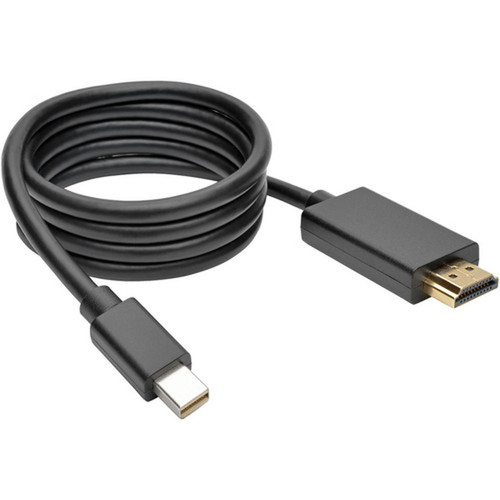 Tripp Lite by Eaton Mini DisplayPort to HD Adapter Cable MM 1080p 3 ft - 3 ft HDMIMini DisplayPort AV Cable for AudioVideo TV P586-003-HDMI