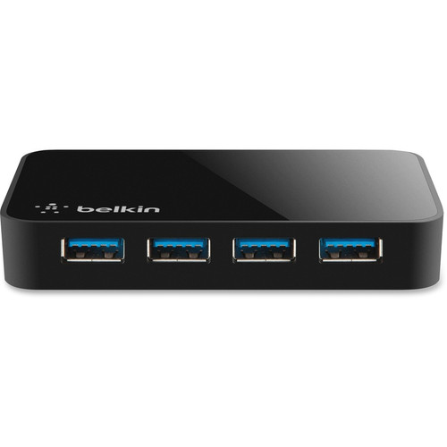 Belkin SuperSpeed USB 3.0 4-port Hub - USB - External - 4 USB Port(s) - 4 USB 3.0 Port(s) (Fleet Network)