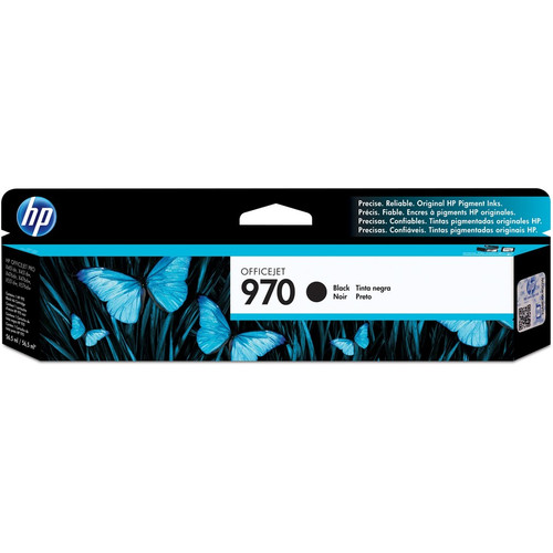 HP 970 (CN621AM) Original Ink Cartridge - Single Pack - Inkjet - Standard Yield - 3000 Pages - Black - 1 Each (Fleet Network)