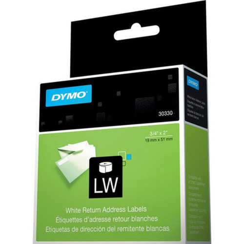 Dymo_LW_Return_Address_Labels_34_x_2_-_34_Width_x_2_Length_-_Rectangle_-_Direct_Thermal_-_White_-_500__Roll_-_500_Total_-_500__30330