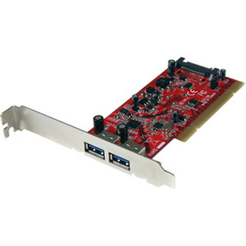 StarTechcom_2_Port_PCI_SuperSpeed_USB_30_Adapter_Card_with_SATA_Power_-_2_x_9-pin_Type_A_Female_USB_30_USB_External_1_x_15-pin__-_PCIUSB3S22