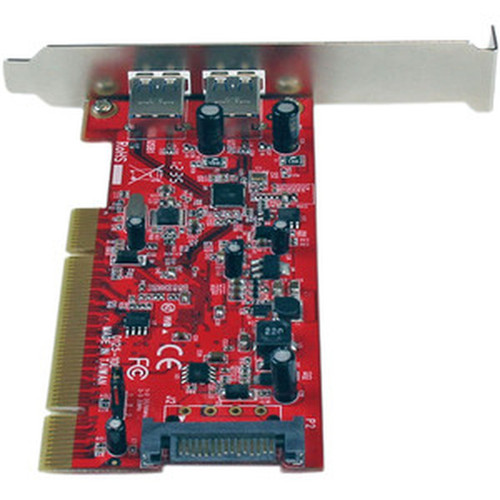 StarTechcom_2_Port_PCI_SuperSpeed_USB_30_Adapter_Card_with_SATA_Power_-_2_x_9-pin_Type_A_Female_USB_30_USB_External_1_x_15-pin__-_PCIUSB3S22