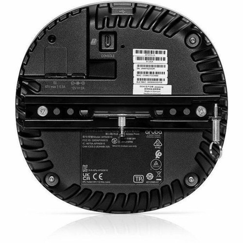 HPE AP-615 Tri Band IEEE 80211 abgnacax 360 Gbits Wireless Access Point - Indoor - 6 GHz 5 GHz 240 GHz - Internal - MIMO - S3J33A