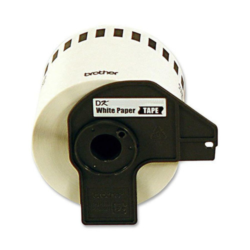 Brother P-Touch DK4605 Removable Paper Tape - 2 716 Width - Direct Thermal - Yellow - 1 Roll DK4605