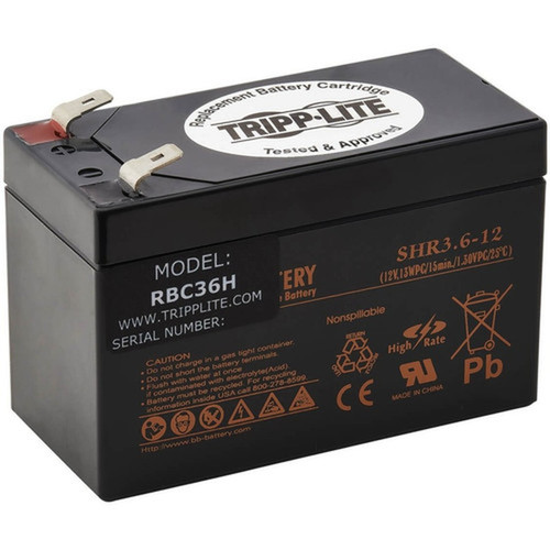 Tripp Lite by Eaton RBC36H UPS Battery Pack - Leak ProofMaintenance-free - 3 Year Minimum Battery Life - 5 Year Maximum Battery Life RBC36H