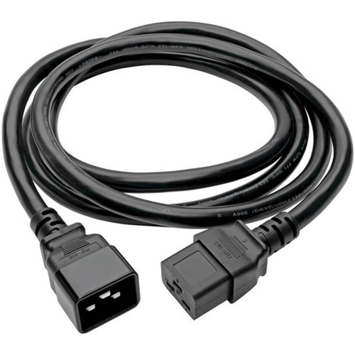 Tripp Lite 10ft Power Cord Extension Cable C19 to C20 Heavy Duty 20A 12AWG 10 - For Chassis - 250 V AC  20 A - Black - 10 ft Cord - P036-010