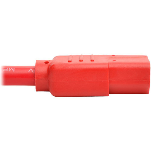 Tripp Lite by Eaton Power Extension Cord - For Computer Scanner Printer Monitor Power Supply Workstation - 230 V AC  15 A - Red P005-002-ARD