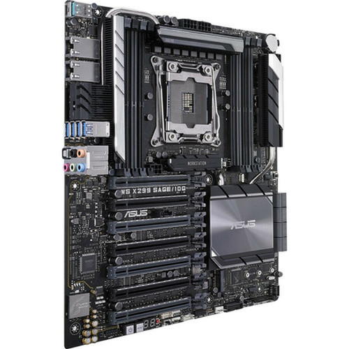 Asus WS X299 SAGE10G Workstation Motherboard - Intel X299 Chipset - Socket R4 LGA-2066 - Intel Optane Memory Ready - SSI CEB - 128 GB WS X299 SAGE 10G