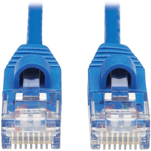 Tripp Lite by Eaton Cat6a 10G Snagless Molded Slim UTP Network Patch Cable MM Blue 20 ft - 20 ft Category 6a Network Cable for - N261-S20-BL