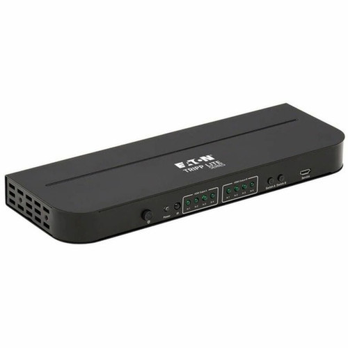 Tripp Lite by Eaton B118-2X4-4K-A 2x4 HDMI Matrix SwitchSplitter - 4096 x 2160 - 4K - 4 x 2 - Display Blu-ray Disc Player Gaming - B118-2X4-4K-A