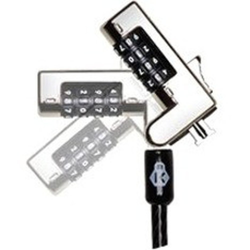 Kensington Slim NanoSaver Combination Laptop Lock - Resettable - 4-digit - Combination Lock - Carbon Steel - For Notebook K60605WW