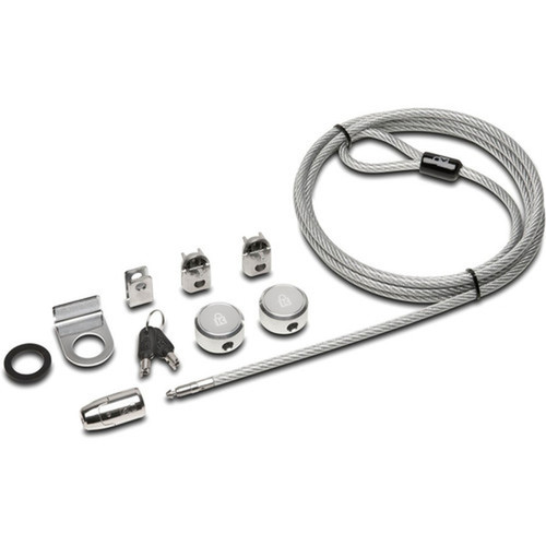 Kensington Mac Pro and Pro Display XDR Locking Kit - Keyed Lock - Silver - Carbon Steel Plastic - 79 ft - For Notebook LCD Monitor K63150WW