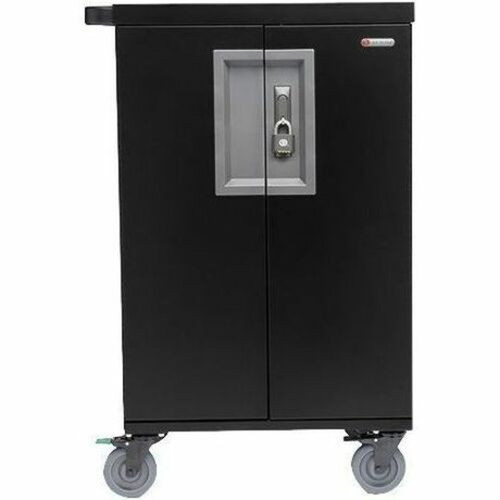 Bretford CORE X Cart Pre-Wired - Steel - 295 Width x 26 Depth x 445 Height - Black Pumice - For 36 Devices - 156 Screen TCOREX36USBC