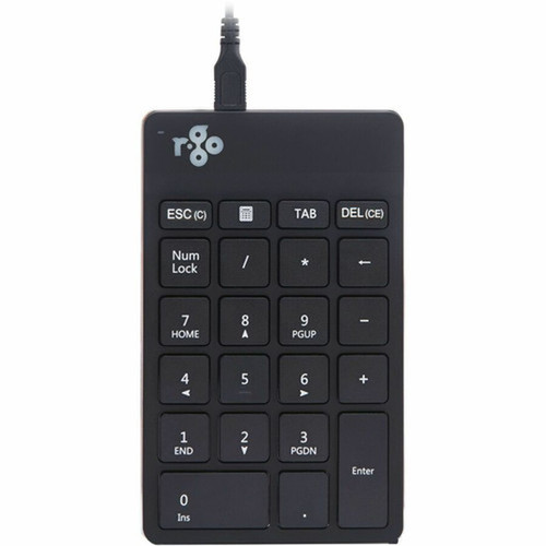 R-Go Tools Numpad Break - numeric keypad wired black RGOCONMWDBL