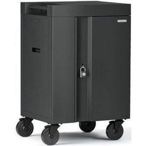 Bretford CUBE Cart Mini - Pre-Wired TVCM20USBC - 4 Casters - Charcoal - For 20 Devices TVCM20USBC-CK