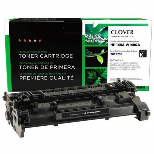 Clover Imaging Remanufactured Toner Cartridge New Chip for HP 148A W1480A - HP LaserJet Pro 4001DN 4001DW 4001N LaserJet Pro - 201579P