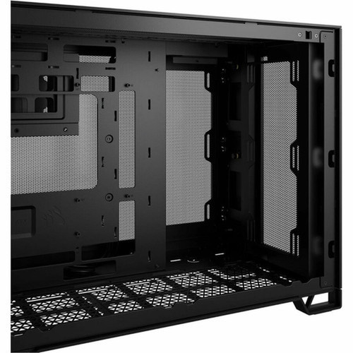 Corsair 2500D AIRFLOW Mid-Tower Dual Chamber PC Case - Black - Mid-tower - Black - Tempered Glass - Mini ITX Micro ATX Motherboard - CC-9011263-WW
