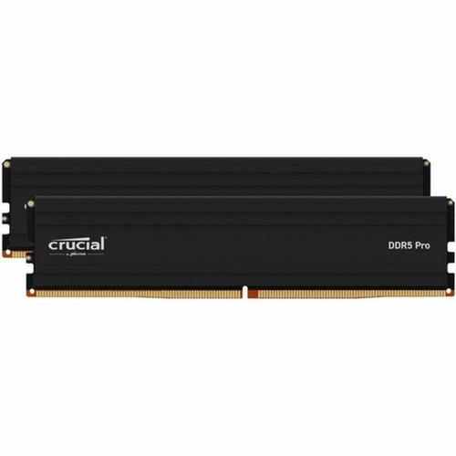 Crucial Pro 32GB Kit 2x16GB DDR5-6000 UDIMM - For Desktop PC - 32 GB 2 x 16GB - DDR5-6000PC5-48000 DDR5 SDRAM - 6000 MHz - CL48 - CP2K16G60C48U5