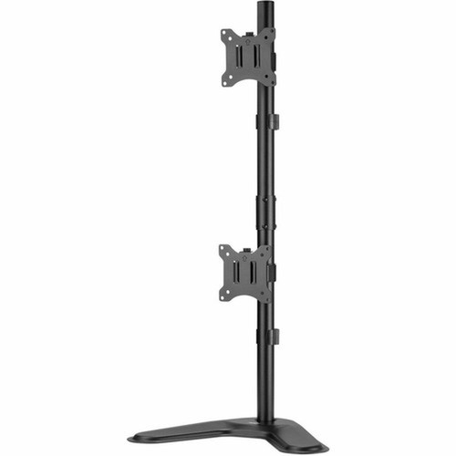 Rocstor ErgoReach Mounting Pole for Monitor - Black - Vertical - Height Adjustable - 2 Displays Supported - 17 to 32 Screen - 18 - Y10N009-B1