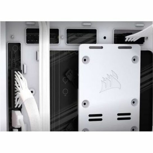 Corsair 3500X ARGB Mid-Tower PC Case - White - Mid-tower - White - Tempered Glass - 3  120mm Fans Installed - Mini ITX Micro ATX CC-9011279-WW