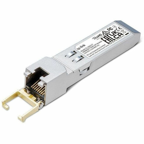 TP-Link Omada 1000BASE-T RJ45 SFP Module - For Data Networking Optical Network - 1 x RJ-45 1000Base-T Network LAN - Twisted Ethernet SM331T