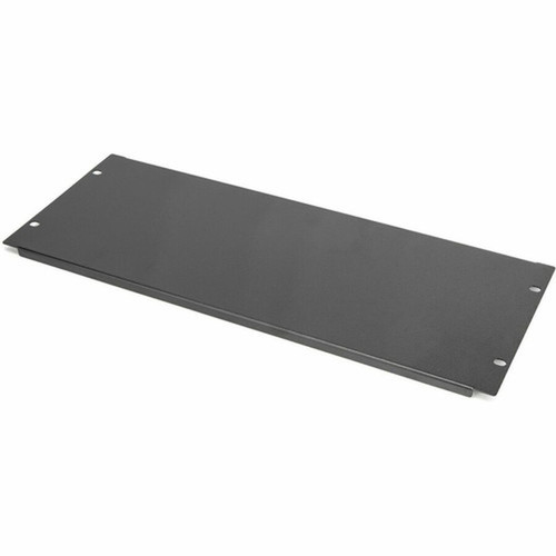 Rocstor Universal 4U Blank Panel for 19 inch Rack - 2 sets of M6 Cage NutsScrews - Cold Rolled Steel SPCC - Black - 4U Rack Height - Y10E075-B1