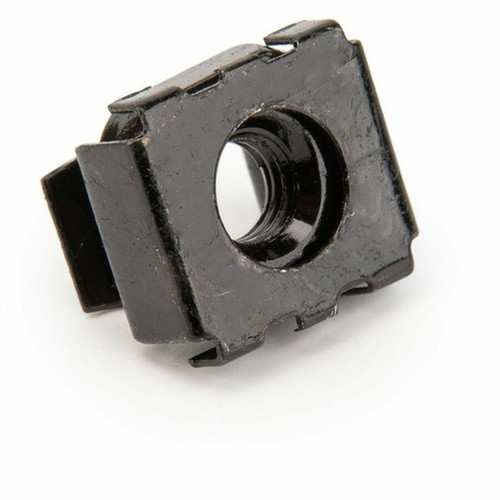 Rocstor M5 Rack Cage Nuts - 100 Pack - Cage Nut - Stainless Steel Steel - Black - 100  Pack Y10E079-B1