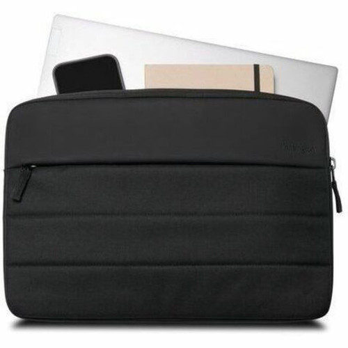Kensington Carrying Case Sleeve for 16 - Black - Scratch Resistant Bump Resistant Drop Resistant - 600D Polyester Polyurethane - K60395WW