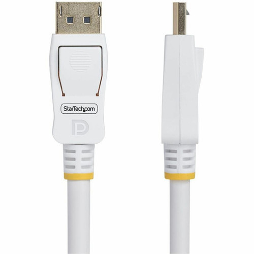 StarTechcom 6ft DisplayPort Cable - White - 6 ft DisplayPort AV Cable for AudioVideo Device Monitor Docking Station Workstation DP12-CABLE-6FTW