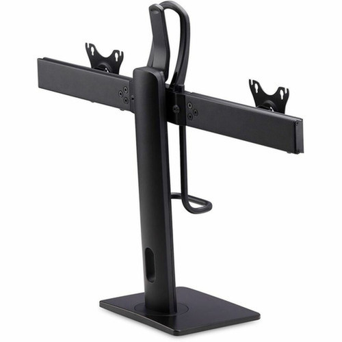 StarTechcom Crossbar Dual Monitor Desk Stand For 27inch Screens Max Cap 264lb VESA Mount 75x75100x100 Toolless Height Adjustment 2MC1S-MONITOR-STAND